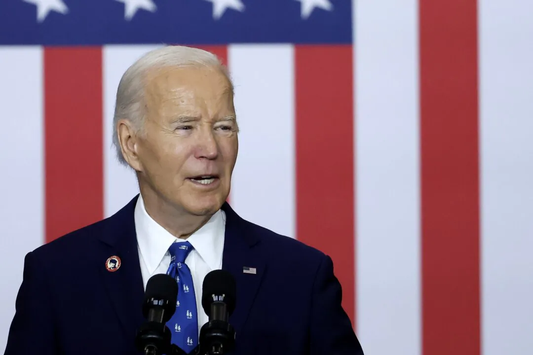 President Joe Biden delivers remarks at the Department of Labor in Washington on Dec. 16, 2024. (Kevin Dietsch/Getty Images)