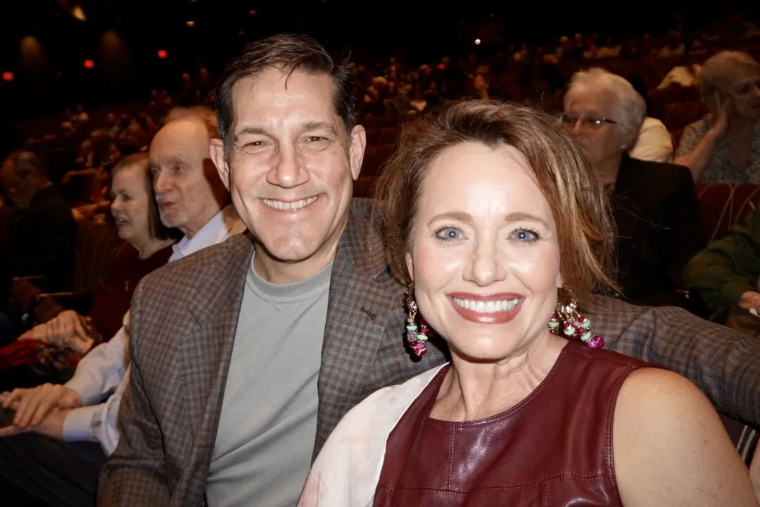Shawn and Pamela Johnson enjoyed Shen Yun's evening performance at the Rudder Auditorium on Feb. 4, 2025. (Sonia Wu/The Epoch Times)