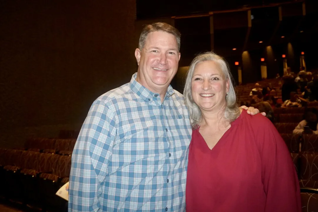 Michael and Marci Jackson enjoyed Shen Yun's evening performance at the Rudder Auditorium on Feb. 4, 2025. (Yeawen Hung/The Epoch Times)