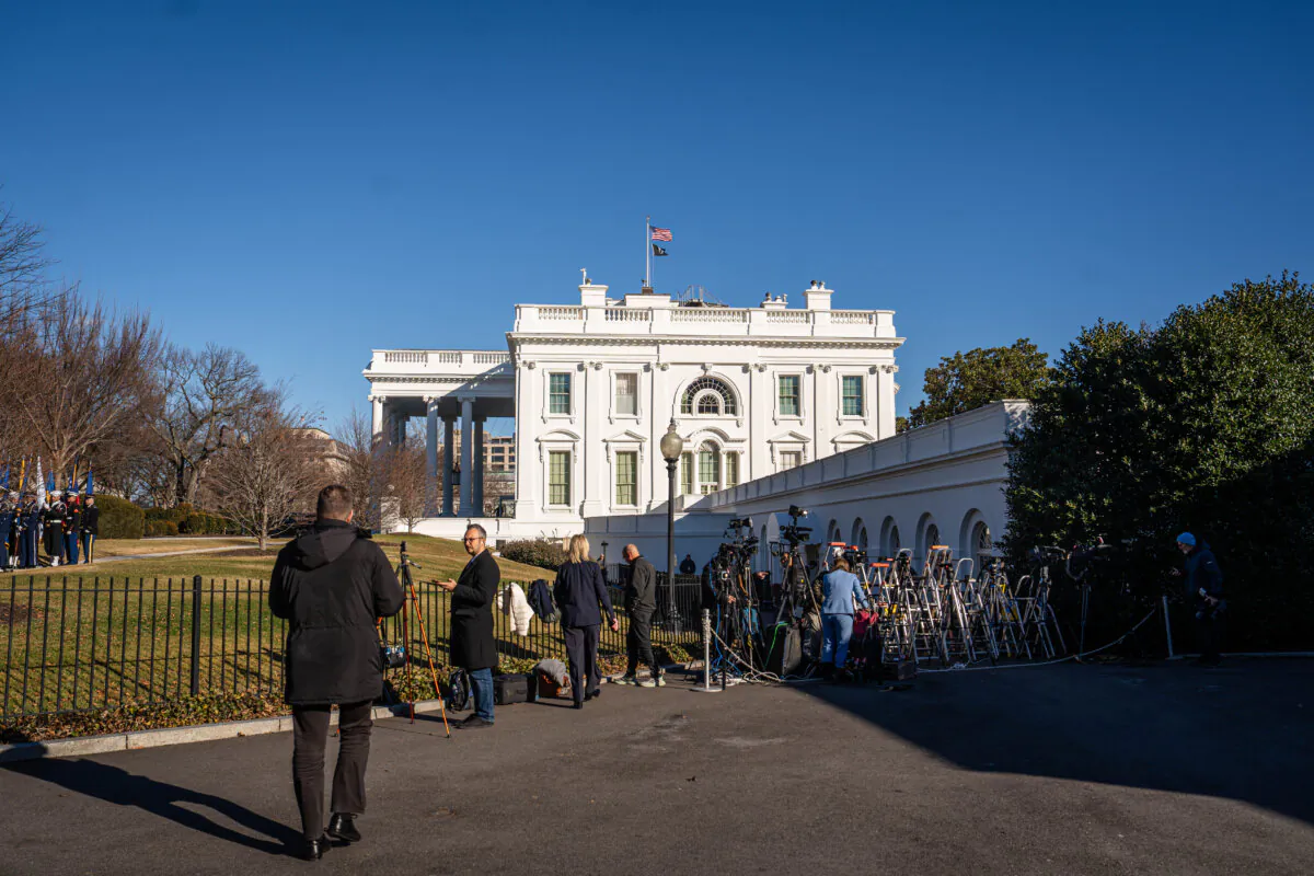 The White House on Feb. 4, 2025. (Madalina Vasiliu/The Epoch Times)