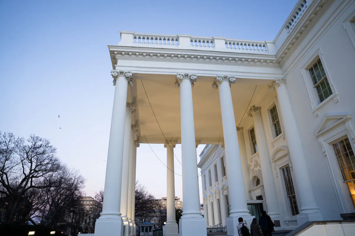 The White House in Washington on Feb. 4, 2025. (Madalina Vasiliu/The Epoch Times)