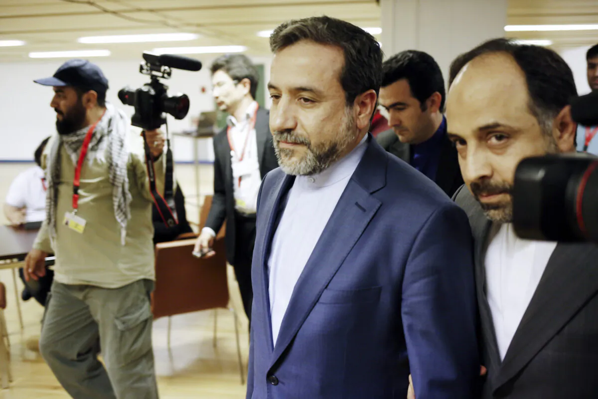 Abbas Araghchi, Iran's foreign minister, in a file photo. (Dieter Nagl/AFP/Getty Images)