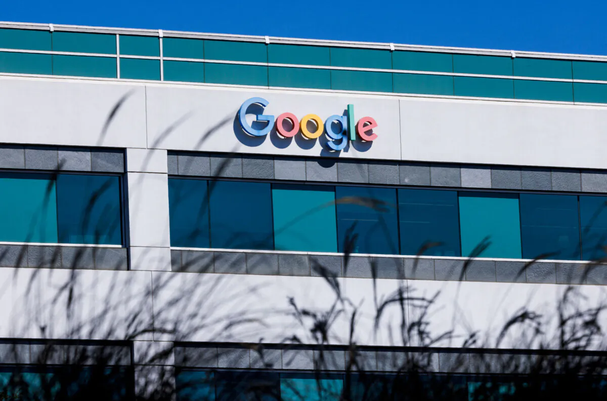 The Google logo is shown on a building in San Diego, Calif., Oct. 9, 2024. (Reuters/Mike Blake)