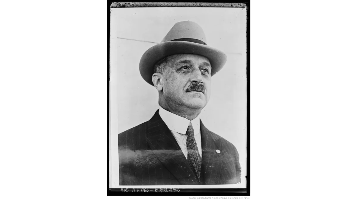 Amadeo Peter Giannini, president of the Bank of Italy (later renamed the Bank of America), in 1927. (Public Domain)
