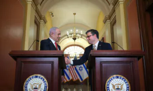 Israeli PM Netanyahu Meets With US House Speaker Johnson at Capitol Hill