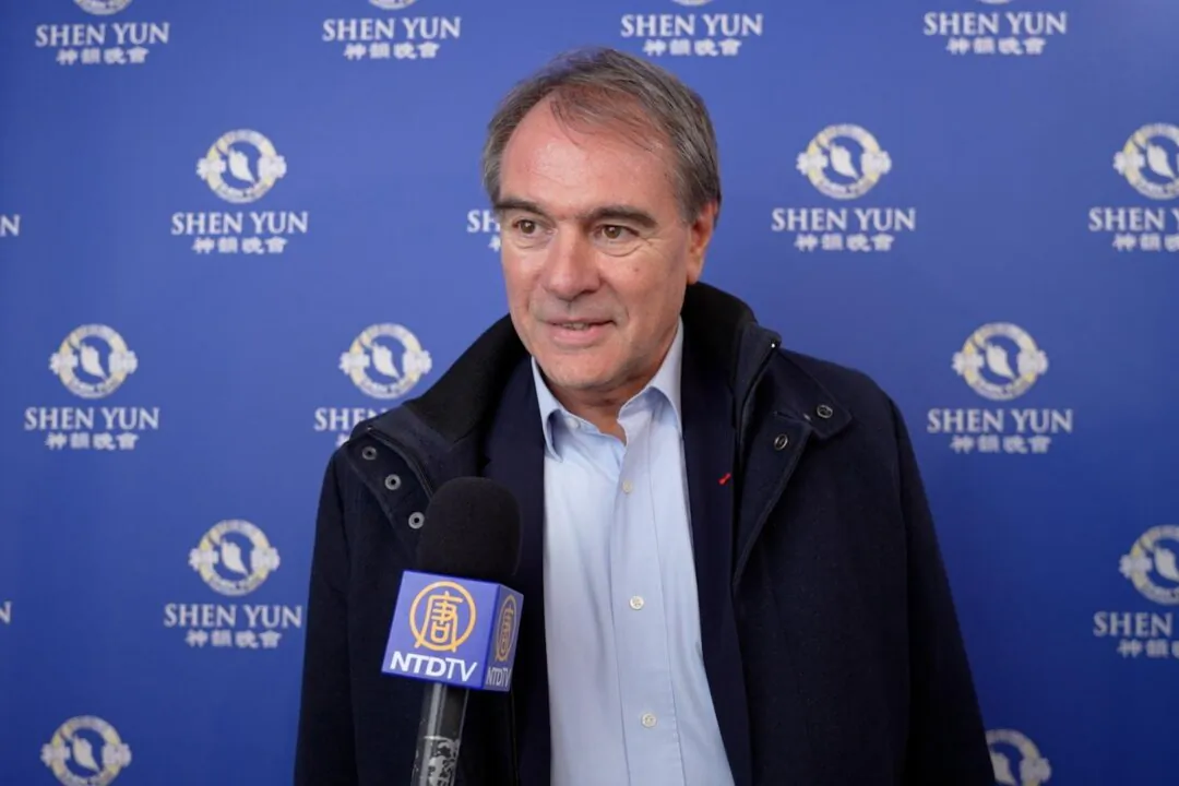Pierre-Henri Daure enjoyed the Shen Yun Performing Arts performance in Dijon, France, on the afternoon of Feb. 4, 2025. (NTD)