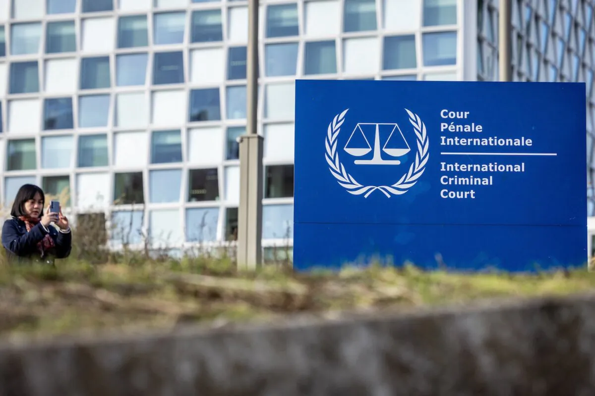 The International Criminal Court building is pictured in The Hague, Netherlands, on Nov. 21, 2024. (Laurens Van Putten/ANP/AFP via Getty Images)