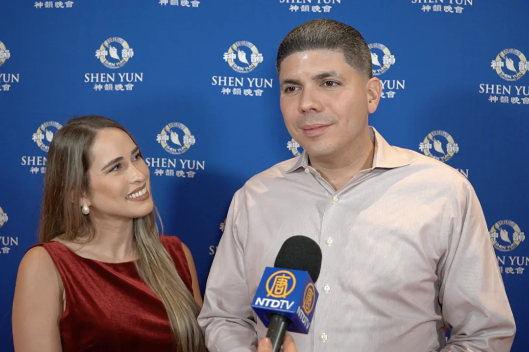 State Rep. Eddie Charbonier Chinea enjoyed Shen Yun at the  Centro de Bellas Artes Luis A Ferré in San Juan, Puerto Rico, on Feb. 7, 2025. (NTD)