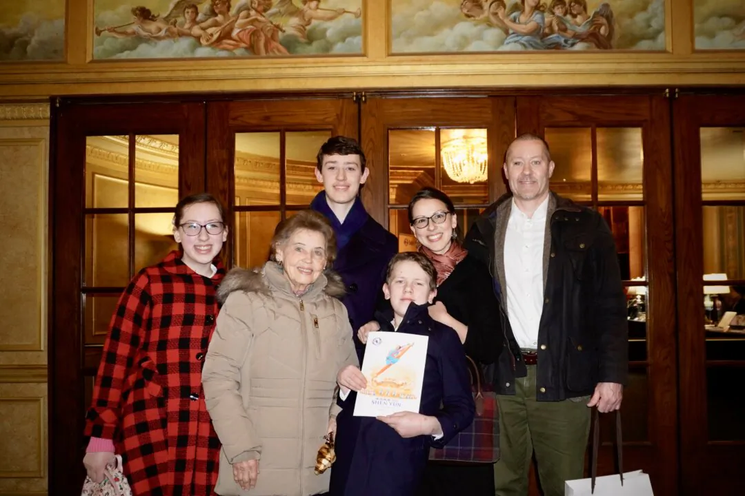 John Valenzuela and his family enjoyed Shen Yun Performing Arts at the Detroit Opera House in Detroit on Feb. 8, 2025. (Nancy Ma/The Epoch Times)