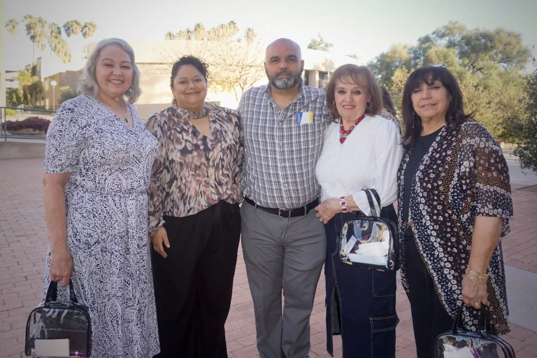 Carmen Romo (L) and her family enjoyed Shen Yun at the Linda Ronstadt Music Hall in Tucson, Arizona, on Feb. 8, 2025. (Yeawen Hung/The Epoch Times)