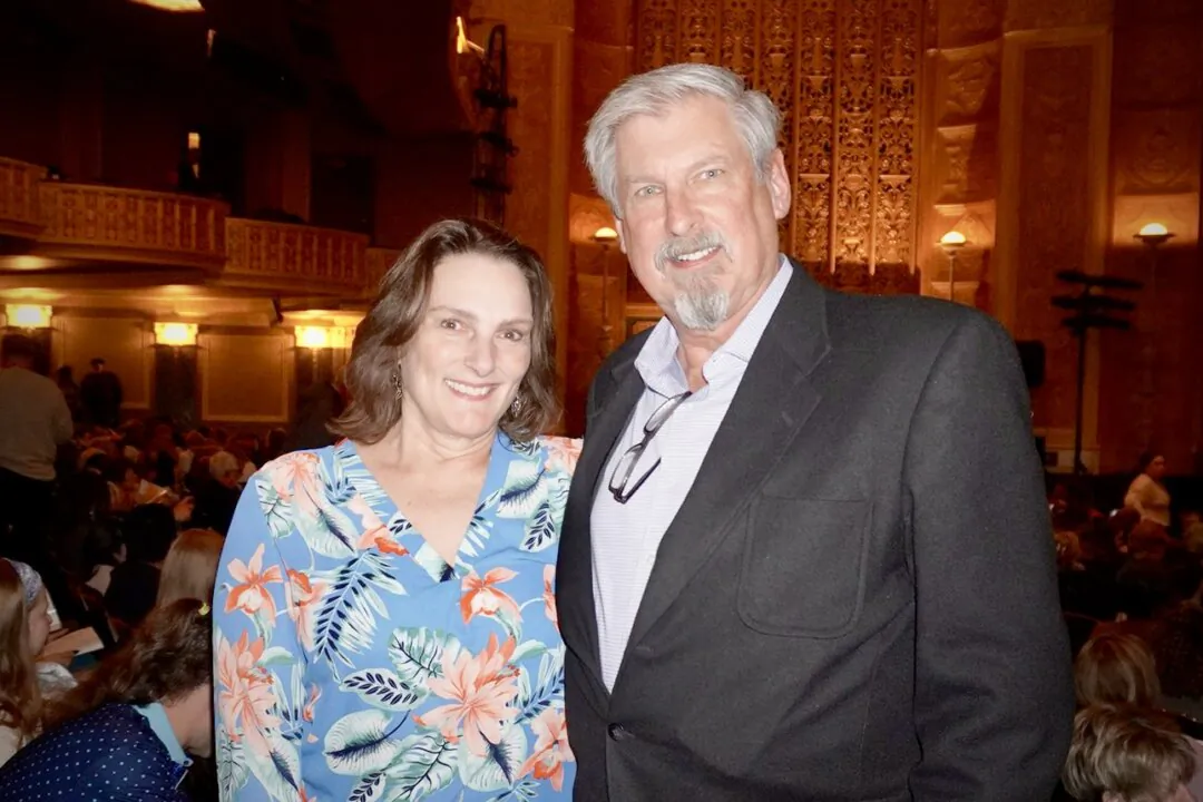 David and Jaqueline Check watched Shen Yun Performing Arts dance at the Detroit Opera House on Saturday, Feb. 8, 2025. (Sherry Dong/The Epoch Times)