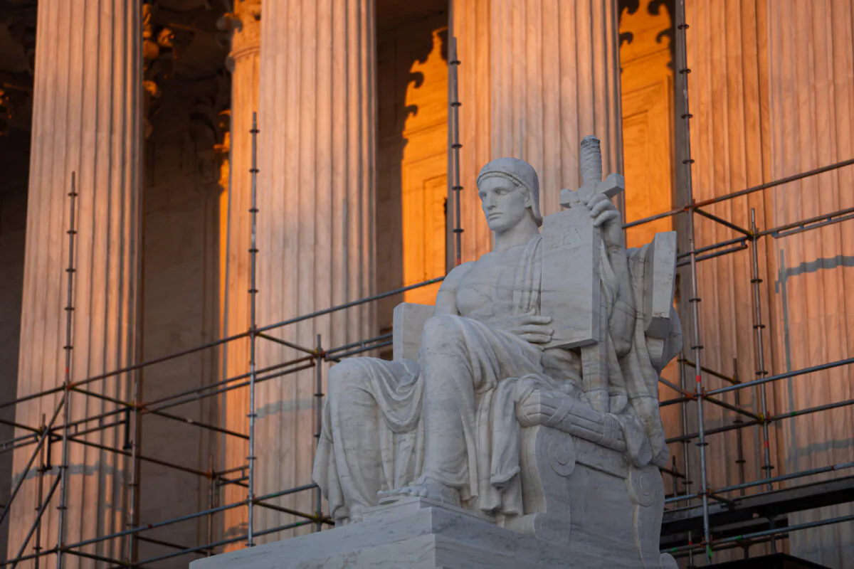 The U.S. Supreme Court in Washington on Feb. 10, 2025. (Madalina Vasiliu/The Epoch Times)