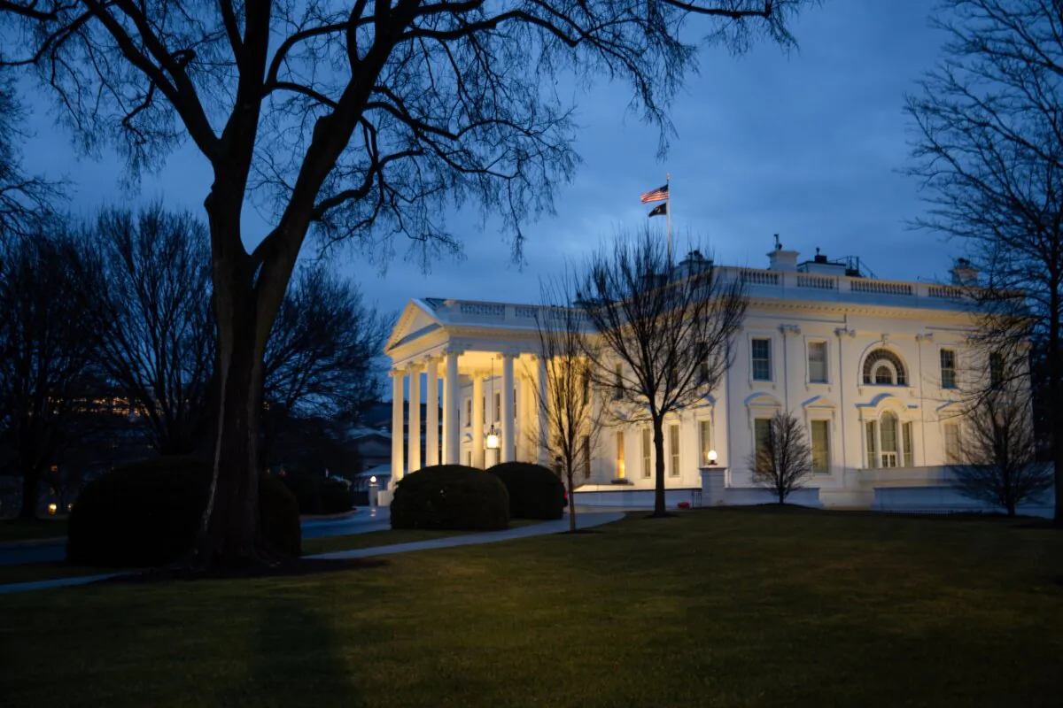 The White House in Washington on Jan. 31, 2025. (Madalina Vasiliu/The Epoch Times)