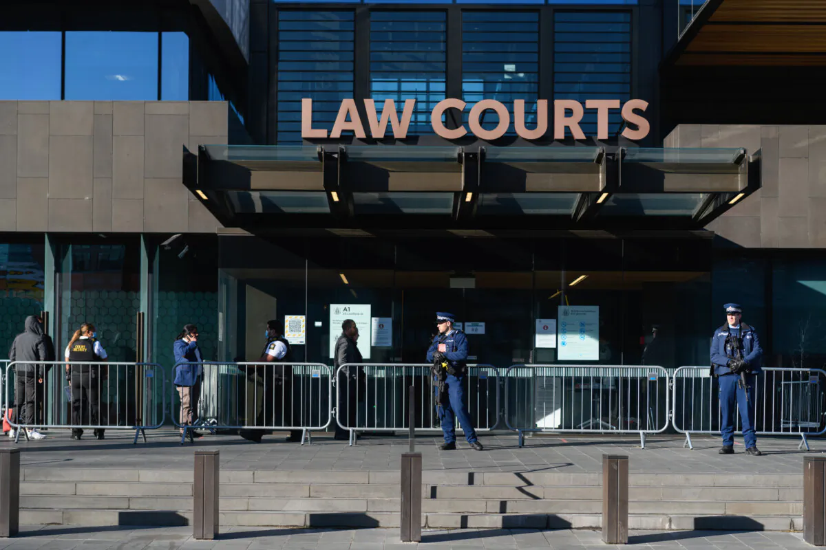 General view of the High Court in Christchurch, New Zealand on Aug. 26, 2020. (Kai Schwoerer/Getty Images)