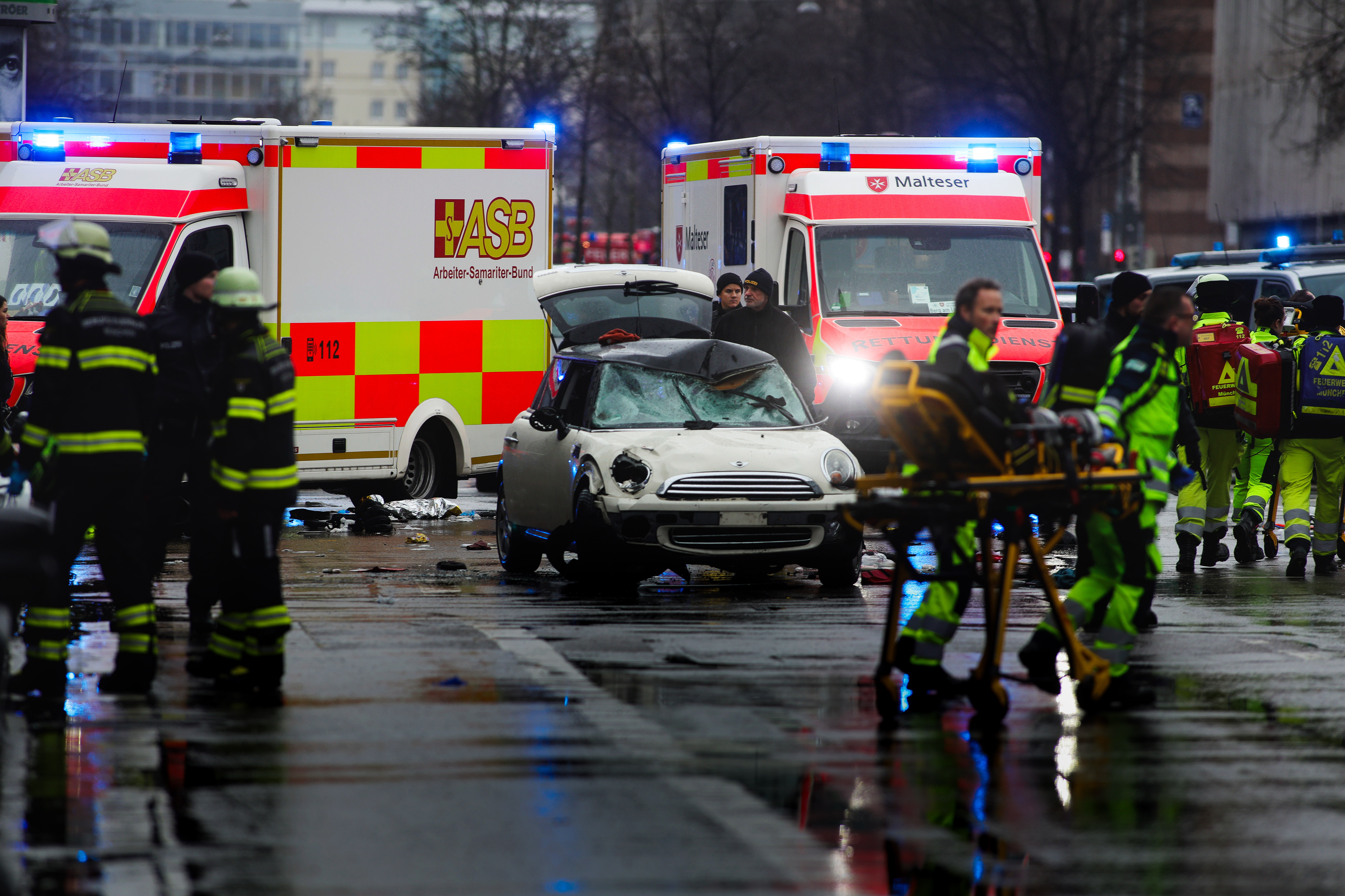 Day in Photos: Car Ramming Attack, Nato’s Largest Exercise, and Explosion in Taiwan