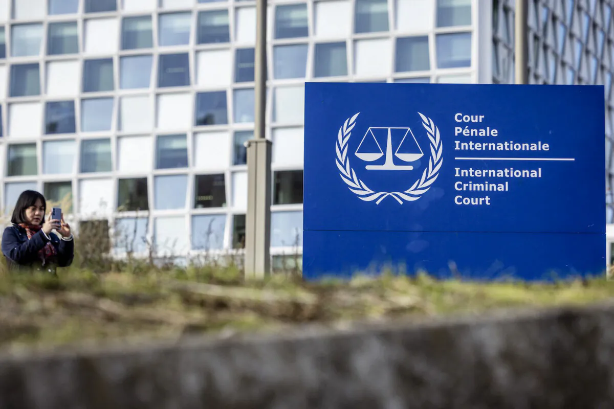 The International Criminal Court building in The Hague, Netherlands, on Nov. 21, 2024. (Laurens Van Putten/ANP/AFP via Getty Images)