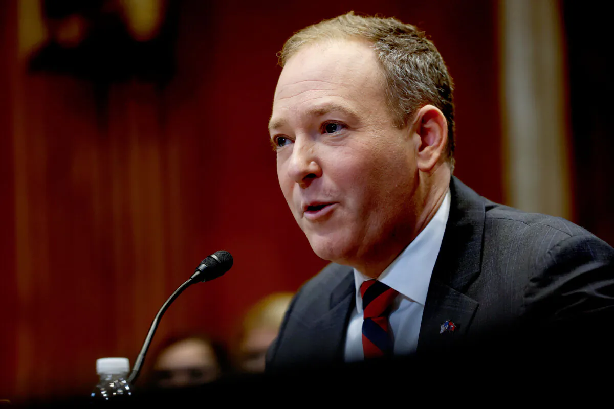 Then-EPA Administrator nominee Lee Zeldin speaks during his Senate confirmation hearing on Capitol Hill on Jan. 16, 2025. (Anna Moneymaker/Getty Images)