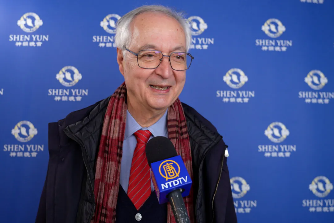 Jean-Marie Beauvais enjoyed Shen Yun in Tours, France, on Feb. 9, 2025. (NTD)