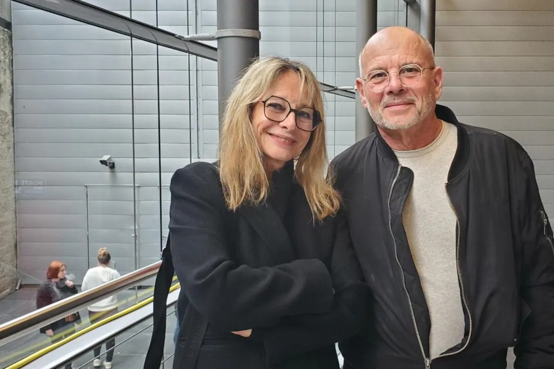 Dominique Maingot and Marie-Laure Robin enjoyed Shen Yun at the Palais des Congrès in Tours, France, on Feb. 12, 2025. (The Epoch Times)