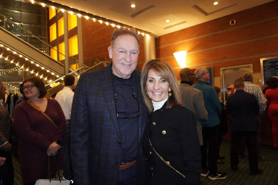 Steve and Litsa Barber enjoyed Shen Yun's evening performance at the Aronoff Center for the Arts on Feb. 15, 2025. (Nancy Ma/The Epoch Times)