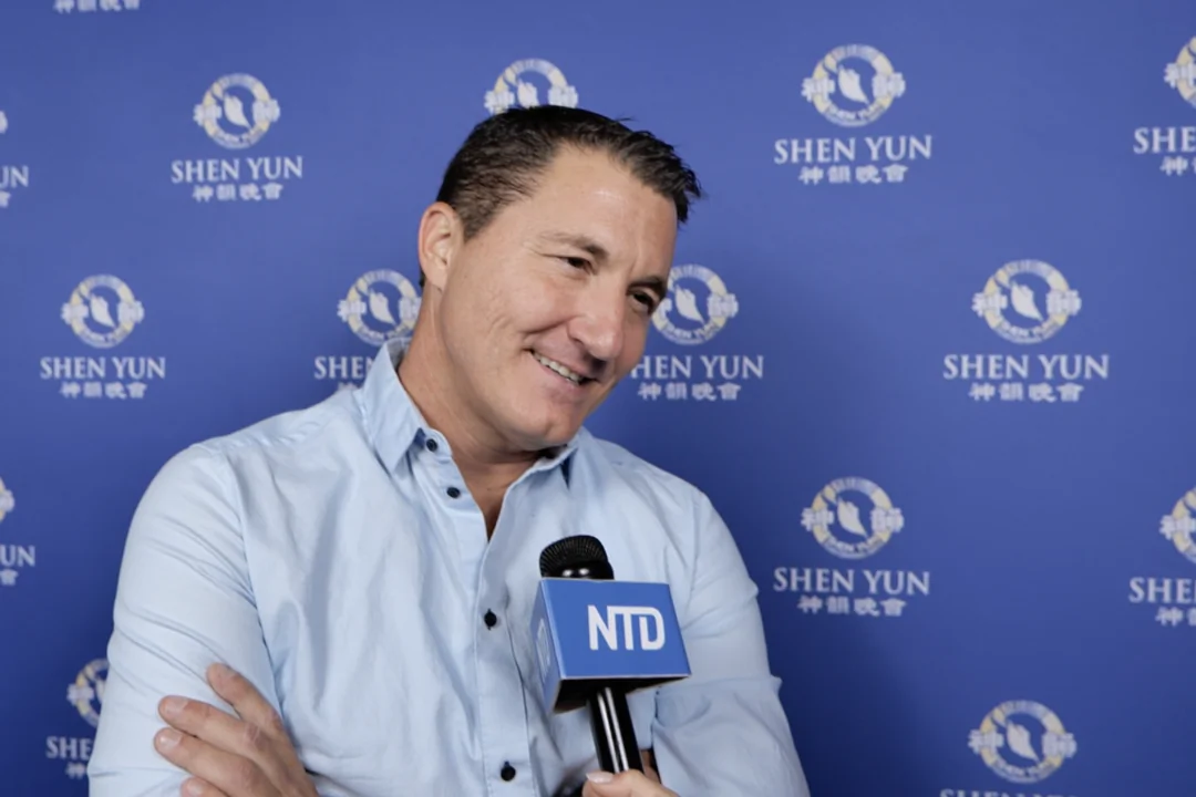Paul Cicala attended Shen Yun Performing Arts at The Plaza Theatre in El Paso, Texas, on Feb. 15, 2025. (NTD)