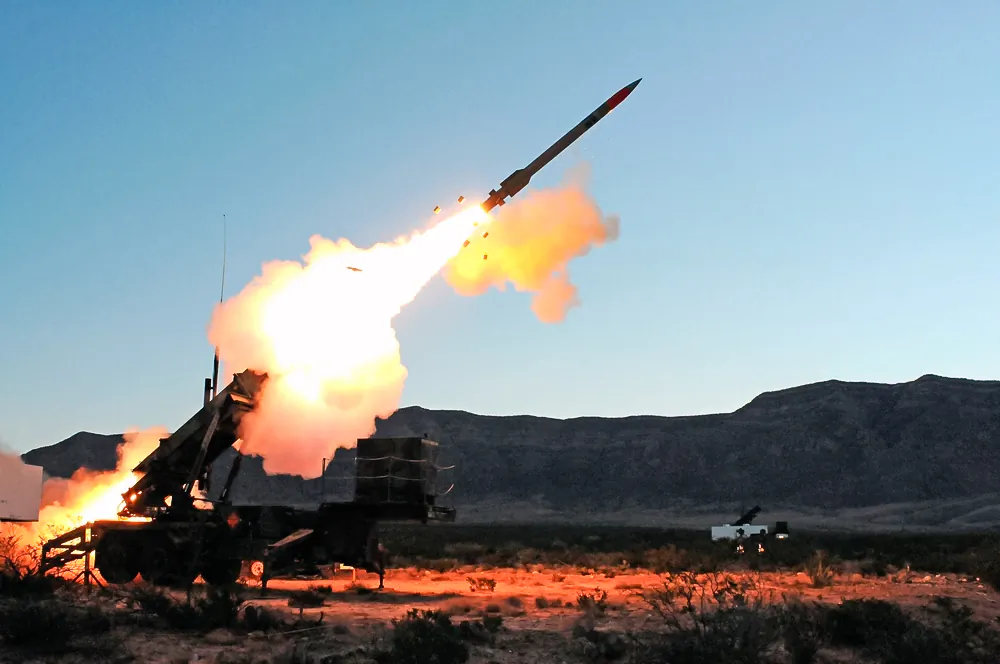 The U.S. Army test fires a Patriot missile. (U.S. Army photo)