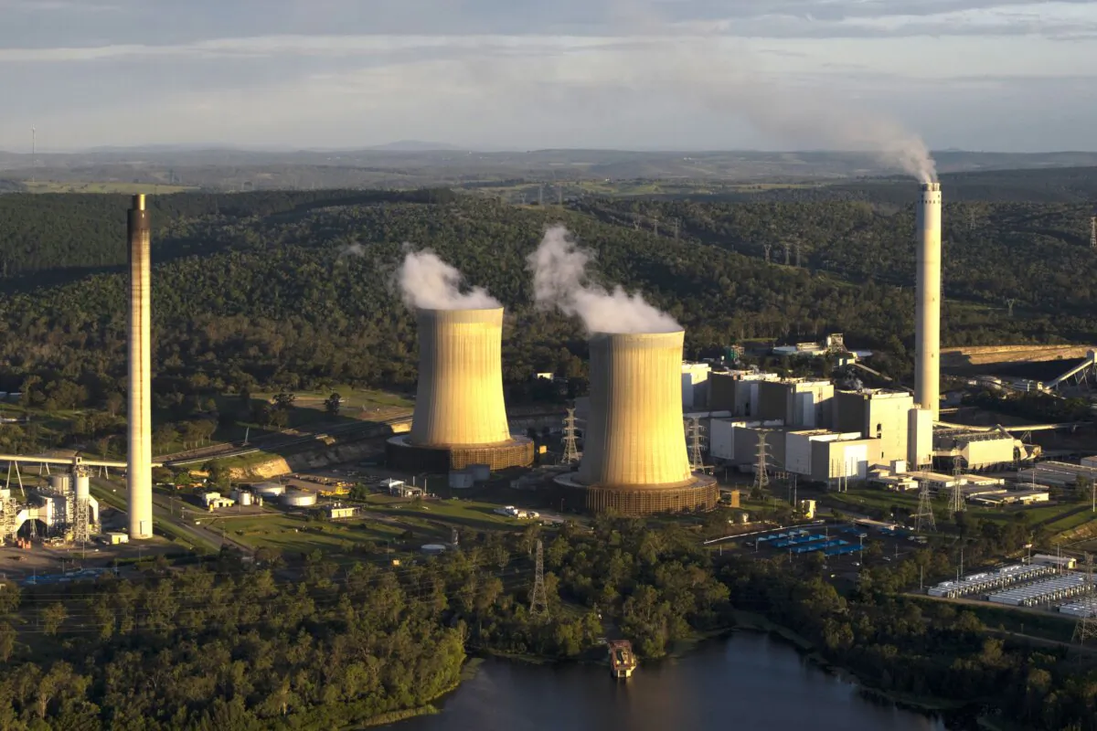 A general view of the coal-fired Tarong Power Station in regional Queensland, Australia on Jan. 18, 2025. (Brook Mitchell/Getty Images)