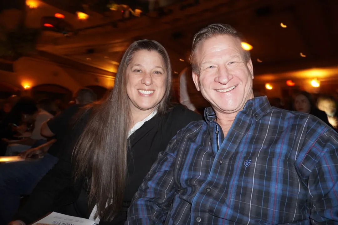 Chris and Robert Treadwell attended Shen Yun Performing Arts at The Plaza Theatre in El Paso, Texas, on Feb. 16, 2025. (Sherry Dong/The Epoch Times)
