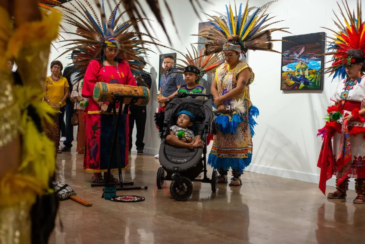 Visitors enjoy one of the frequent events at San Diego's Chicano Park Museum and Cultural Center that showcases the rich and vibrant history of Chicano, Latino and Indigenous cultures. (Photo courtesy of Chicano Park Museum and Cultural Center)