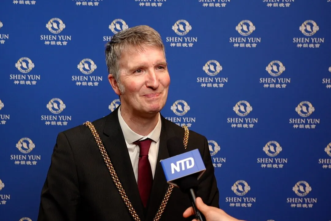 Paul Joyce enjoyed Shen Yun at the Royal & Derngate in Northampton, UK, on Feb. 17, 2025. (NTD)