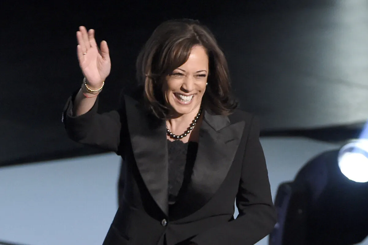Sen. Kamala Harris, D-Calif., appears on stage at the 50th annual NAACP Image Awards on Saturday, March 30, 2019, at the Dolby Theatre in Los Angeles. (Chris Pizzello/Invision/AP, File)
