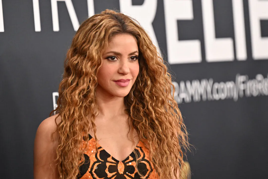 Colombian singer Shakira arrives for the 67th Annual Grammy Awards at the Crypto.com Arena in Los Angeles on Feb. 2, 2025. (Robyn Beck/AFP via Getty Images)