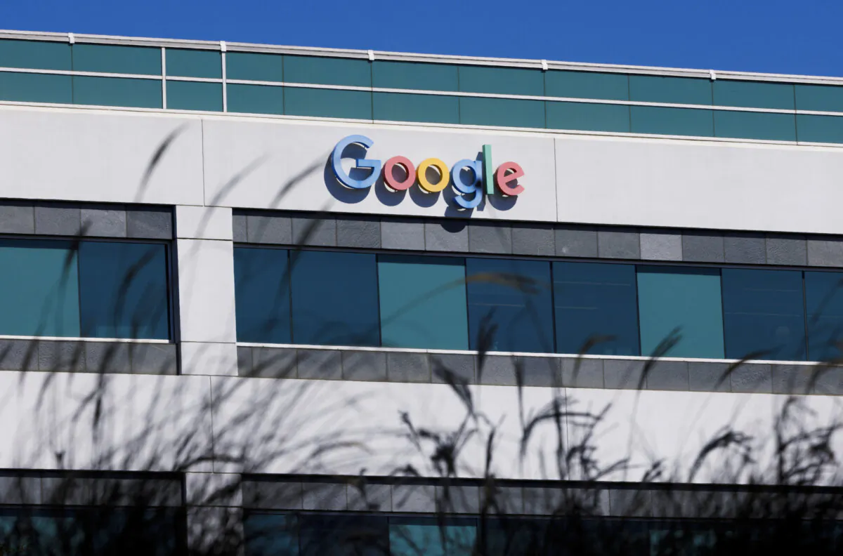 The logo of Google LLC on a building in San Diego, Calif., on Oct. 9, 2024. (Reuters/Mike Blake)