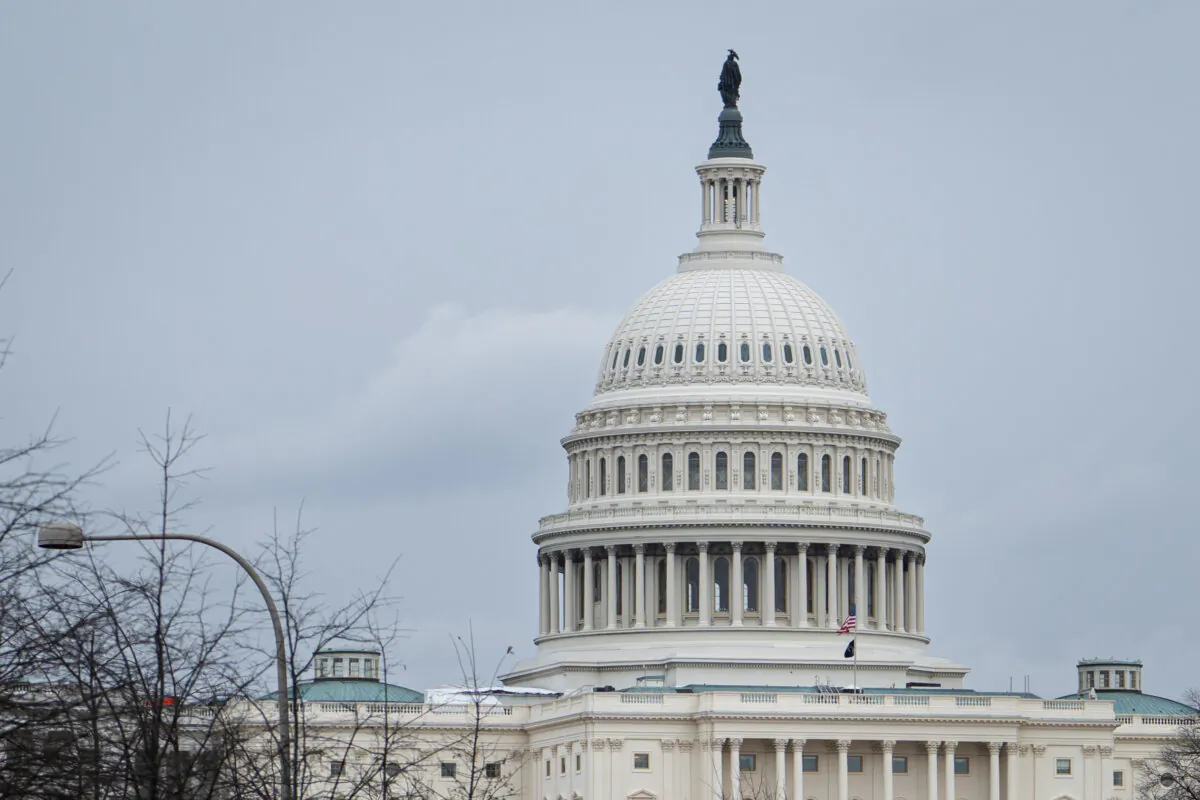The U.S. Capitol building in Washington on Feb. 19, 2025. (Madalina Vasiliu/The Epoch Times)