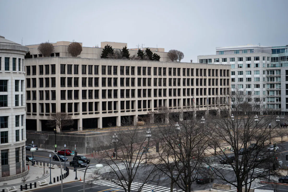 The Department of Labor in Washington on Feb. 19, 2025. (Madalina Vasiliu/The Epoch Times)