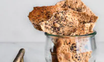 Seeded Yogurt and Spelt Crackers