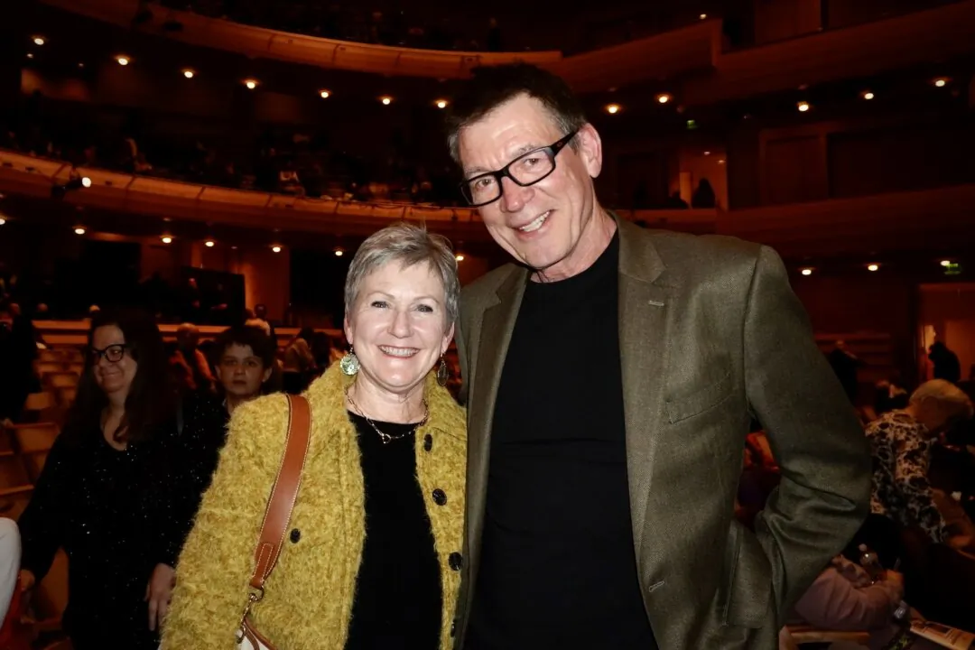 Dona and Philip Hohensee enjoyed Shen Yun's evening performance at the Overture Center for the Arts on Feb. 19, 2025. (Nancy Ma/The Epoch Times)