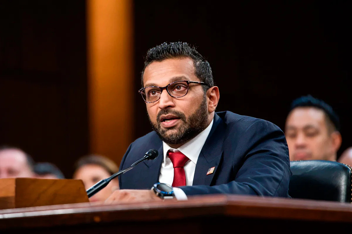 Kash Patel, nominee for director of the FBI, testifies before the Senate Committee on the Judiciary on Capitol Hill on Jan. 30, 2025. (Madalina Vasiliu/The Epoch Times)