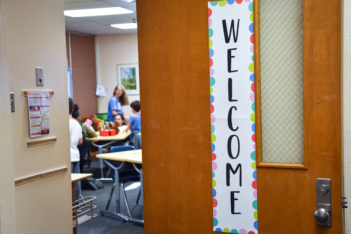 A class in session at an elementary school in Los Angeles on Jan. 15, 2025. (Chris Delmas/AFP via Getty Images)