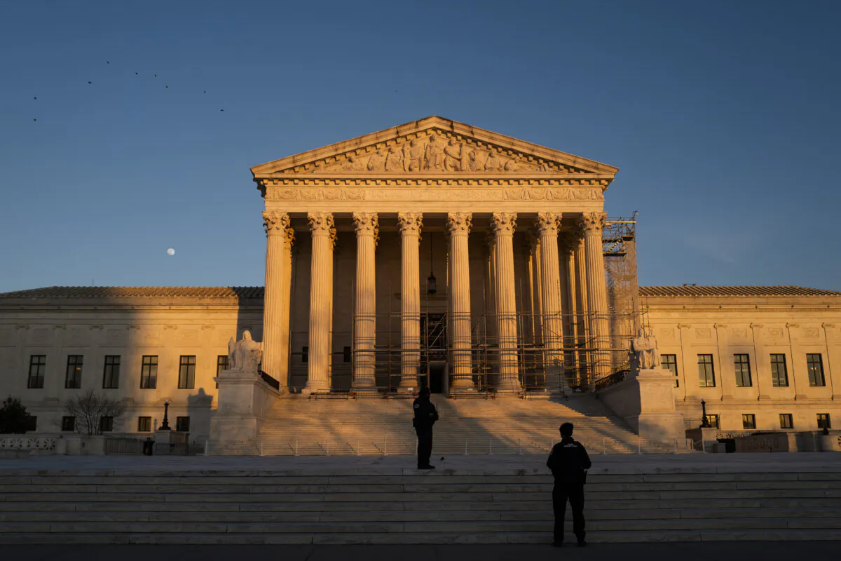 The U.S. Supreme Court in Washington on Feb. 10, 2025. (Madalina Vasiliu/The Epoch Times)