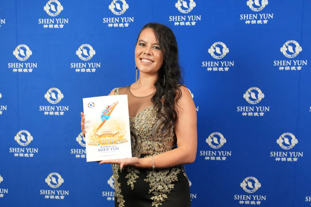 Namphon Bennett attends Shen Yun Performing Arts at Aotea Centre's Kiri Te Kanawa Theatre in Auckland, New Zealand, on Feb. 21, 2025. (NTD)