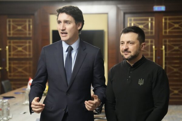 Trudeau Pledges $5 Billion in Aid to Ukraine, Funded by Frozen Russian Assets