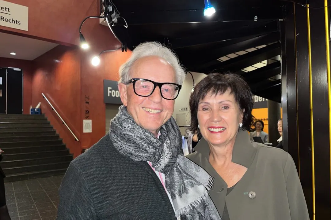 Hans König and Barbara König-Rach enjoyed Shen Yun in Mülheim an der Ruhr, Germany, on Feb. 15, 2025. (The Epoch Times)