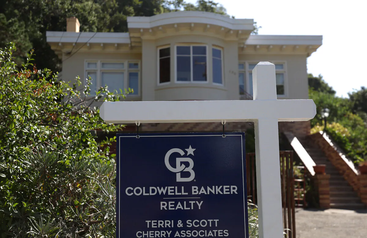 A sign is posted in front of a home for sale in San Anselmo, Calif., on Aug. 7, 2024. (Justin Sullivan/Getty Images/TNS) 