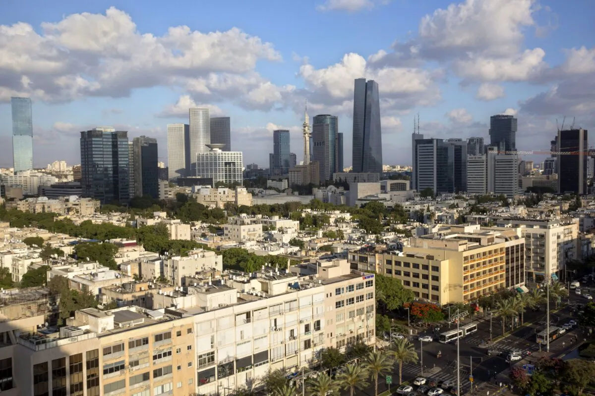 View of Tel Aviv, Israel, on June 21, 2017. (AP Photo/Sebastian Scheiner)
