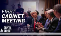 Trump Holds First Cabinet Meeting of 2nd Term, Joined by Musk; Trump to Impose 25 Percent Tariffs on EU