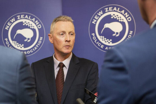 NZ Police Association President Chris Cahill. 