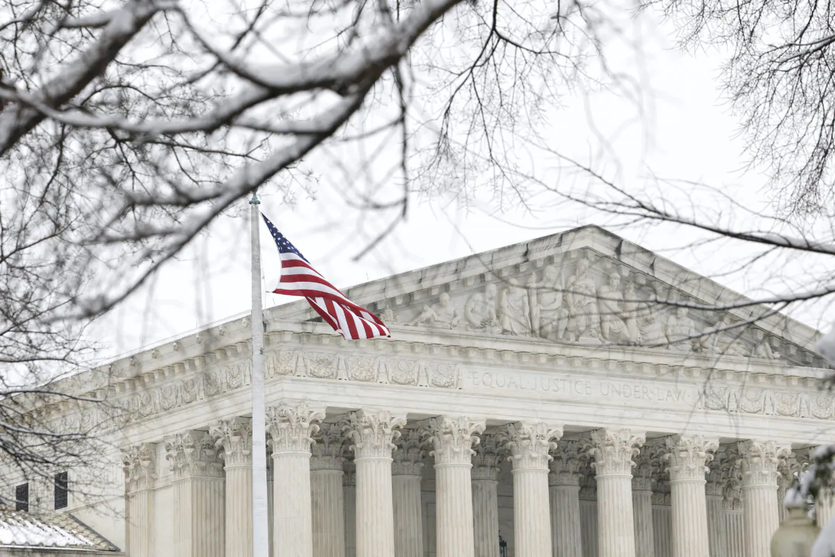 The U.S. Supreme Court in Washington on Feb. 12, 2025. (Anna Moneymaker/Getty Images)