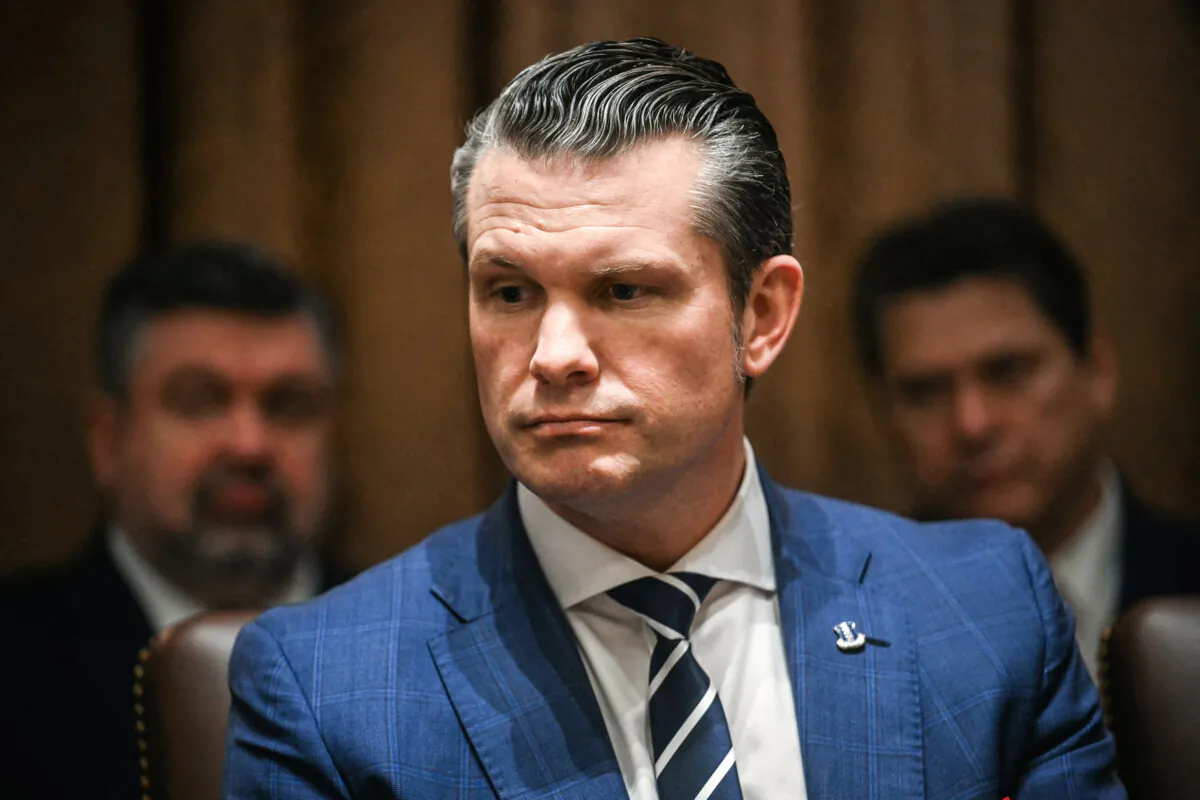 Defense Secretary Pete Hegseth in Washington on Feb. 28, 2025. (Jim Watson/AFP via Getty Images)