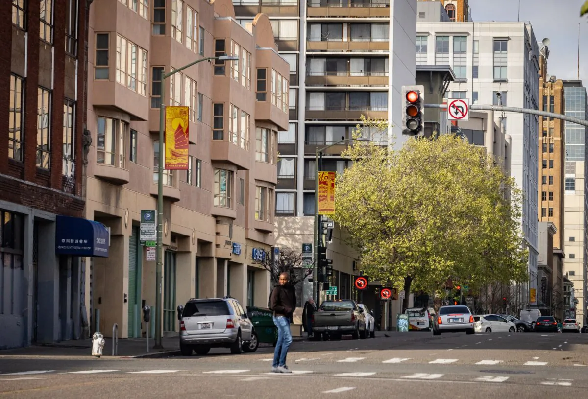 The City of Oakland, Calif., on March 25, 2024. (John Fredricks/The Epoch Times)